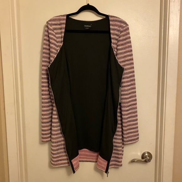 Bebe Black and Pink Long Sleeve Jacket - Picture 5 of 7
